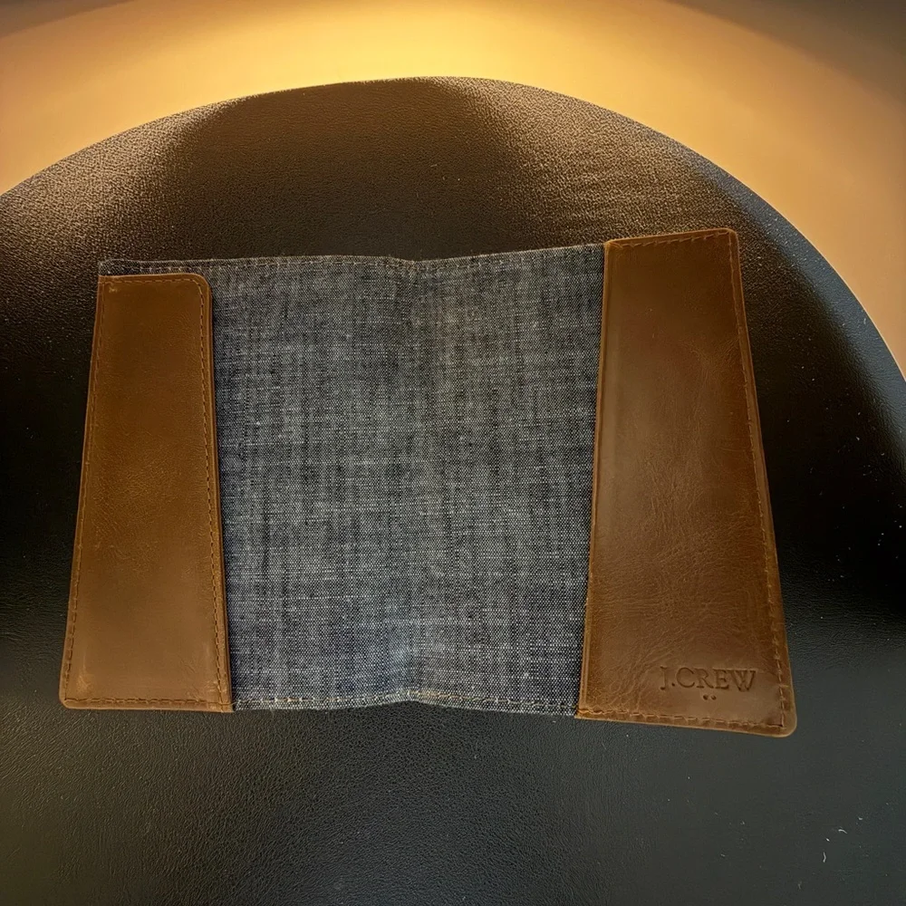J Crew Leather Passport Holder